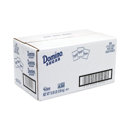 DOMINO Sugar Packets, 0.1 oz Packet, 2000PK 5097